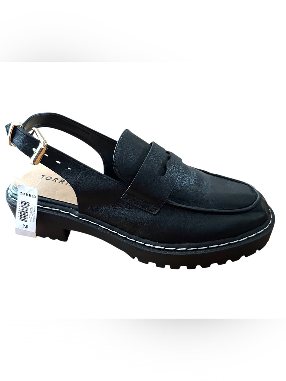 TORRID SLINGBACK LUG LOAFERS